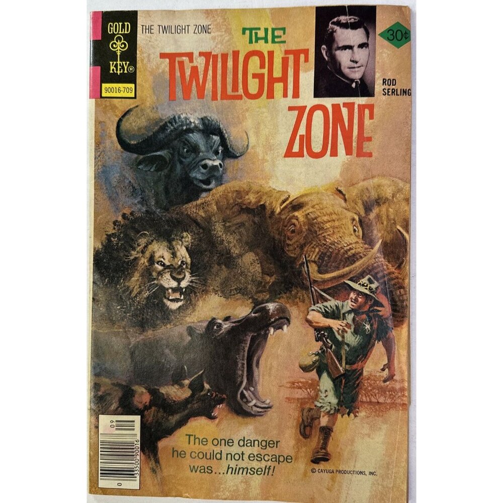 1977 The Twilight Zone #80 Poacher’s Dream Comic Gold Key 90016-700 Rod Serling